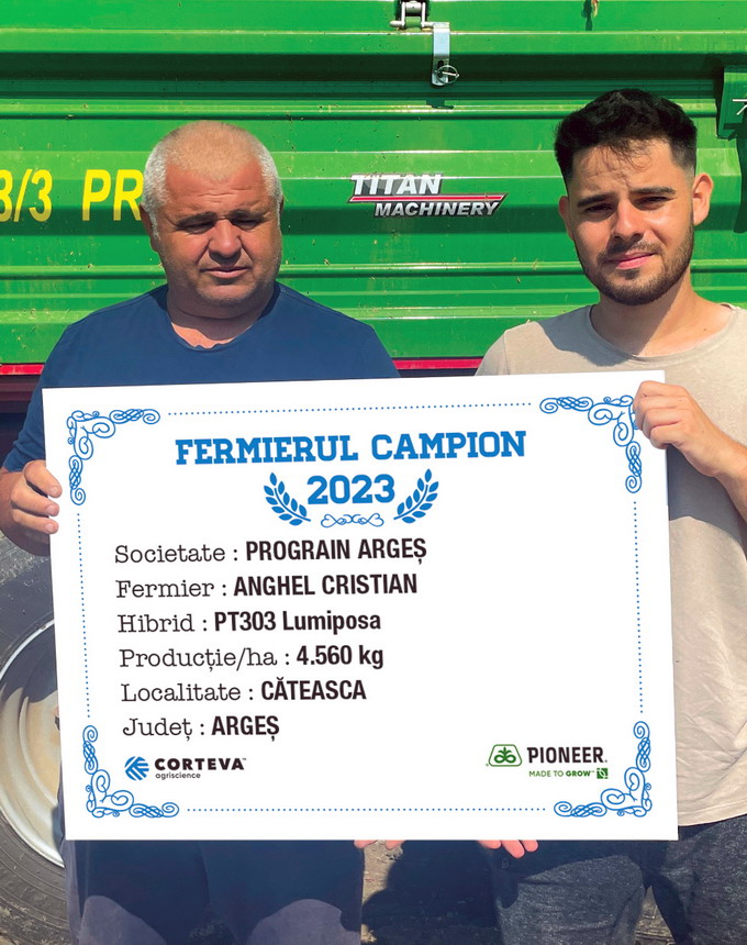 Fermieri campioni cu hibridul de rapita PT303 - anghel cristian