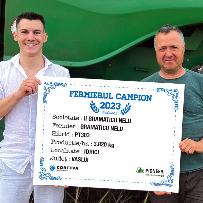 Fermieri campioni cu hibridul de rapita PT303 - gramaticu nelu