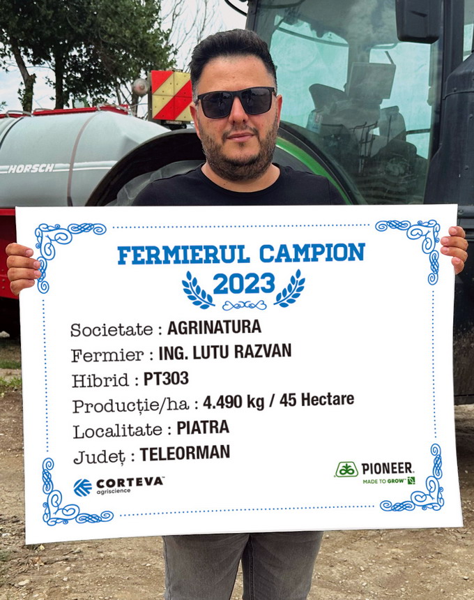 Fermieri campioni cu hibridul de rapita PT303 - lutu razvan