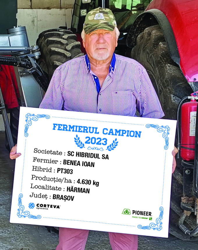 Fermierii din Transilvania campioni la rapita 2023 - benea ioan