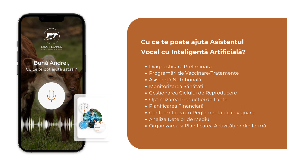Farm Planner  -  agricultura de precizie in fermele zootehnice - Asistentul Vocal