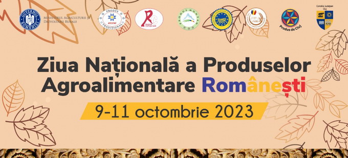 Ziua Produselor Agroalimentare Romanesti celebrata intre 9-11 octombrie 2023 in curtea MADR - poster