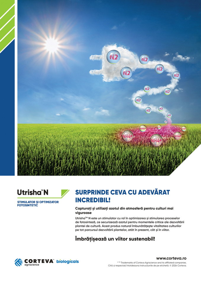 Azot la indemana plantelor prin Utrisha