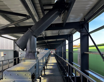 Cel mai mare terminal de transbordare a produselor agricole din Europa a fost finalizat la frontiera cu Ucraina