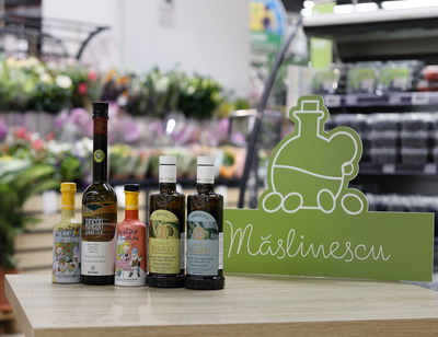 Măslinescu – unica cramă de uleiuri de măsline premiate din România, în premieră la Auchan