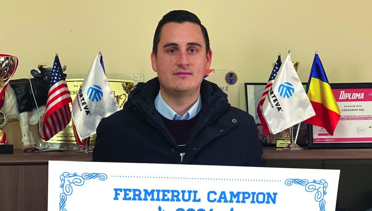 Vlad Șter, fermier campion la porumb boabe și porumb siloz