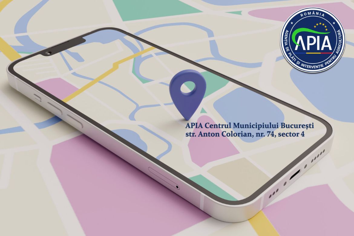 Schimbare adresa sediu al Centrului APIA Municipiului Bucuresti