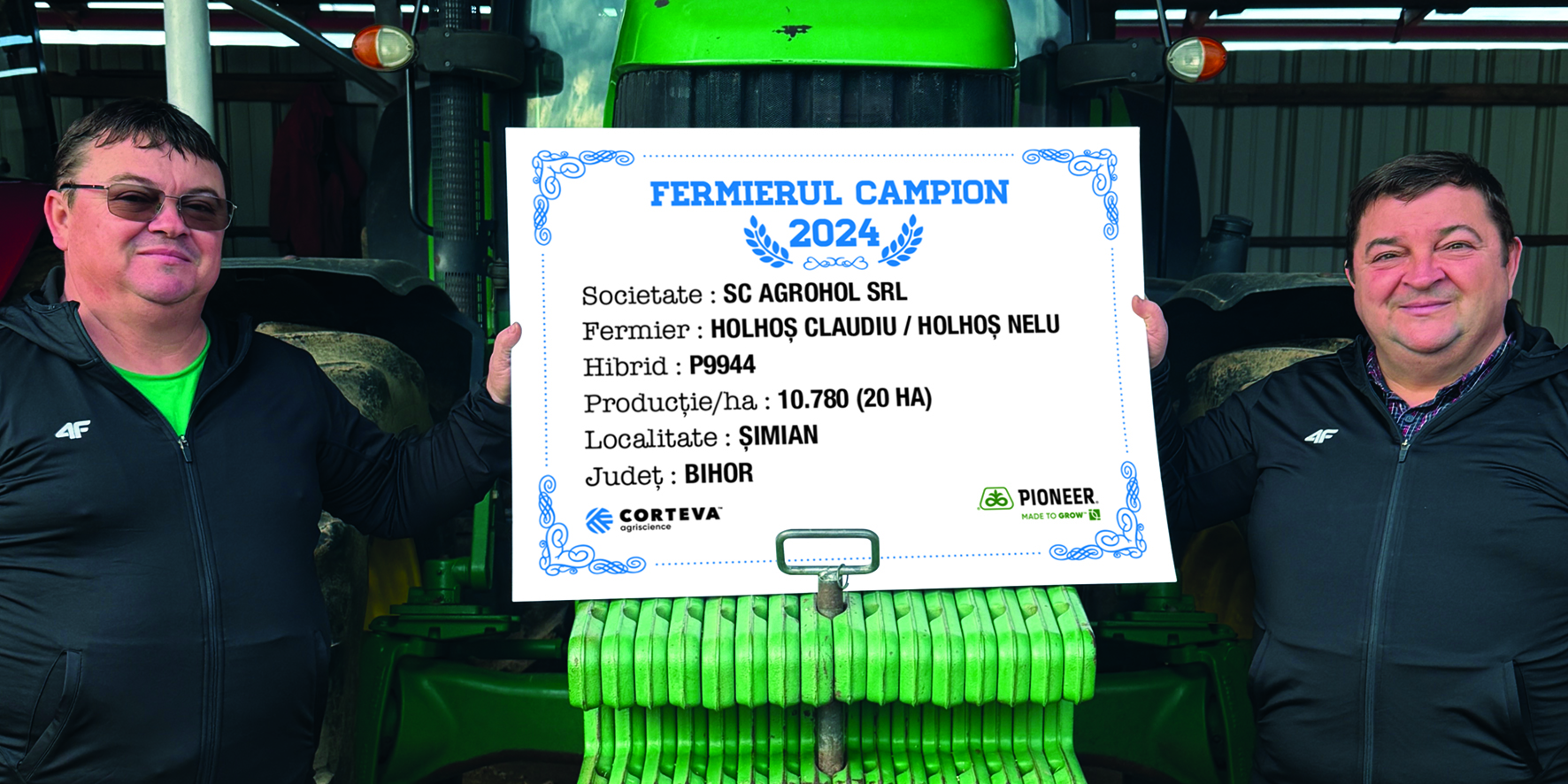 P9944, hibridul de top pentru familia Holhoș din Bihor