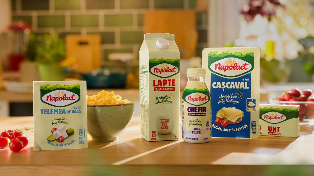 Napolact, brandul preferat al românilor: ajunge în 45% dintre gospodăriile din România și își consolidează poziția de lider sustenabil pe piața lactatelor