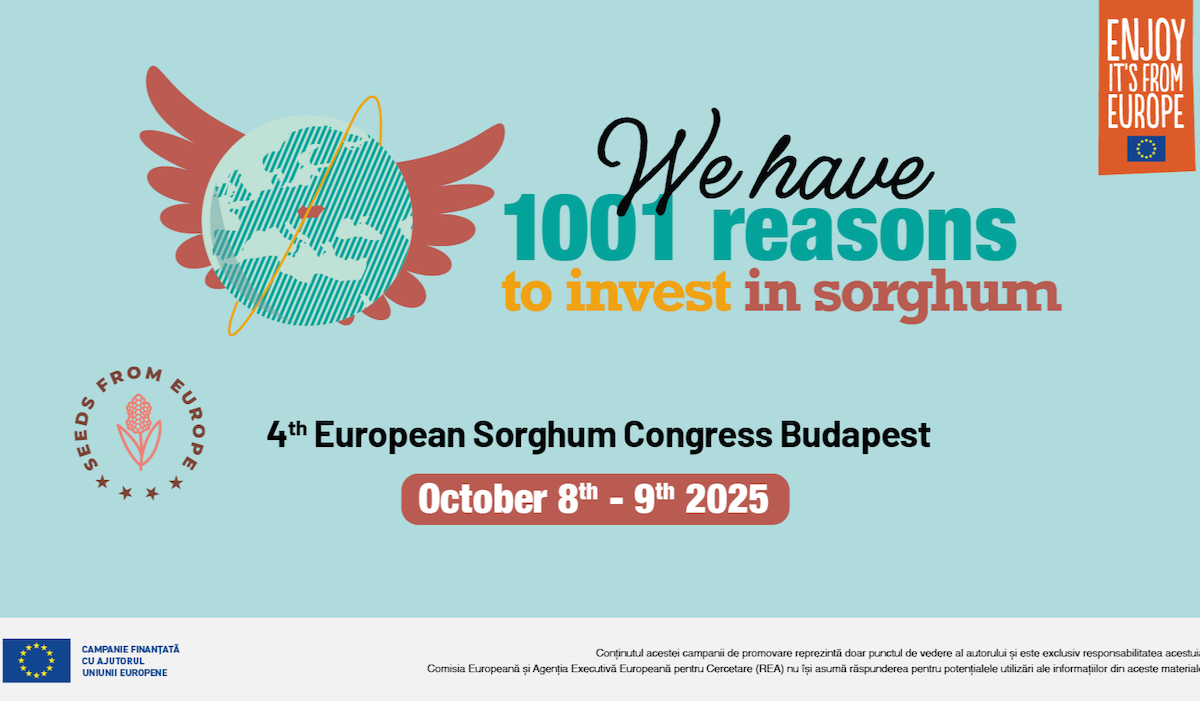 Al 4-lea Congres European al Sorgului va avea loc la Budapesta, Ungaria, pe 8 și 9 octombrie 2025