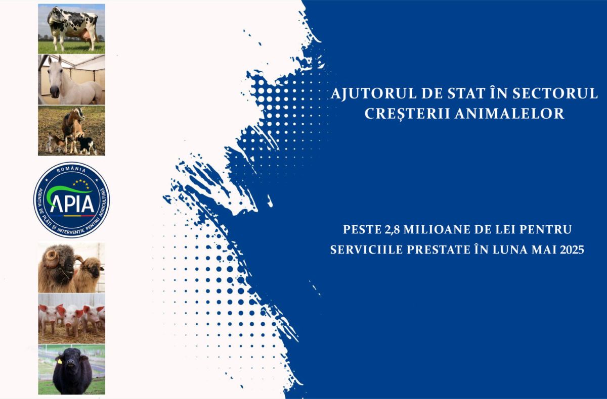 Sursa: APIA – Agenția de Plăți și Intervenție pentru Agricultură