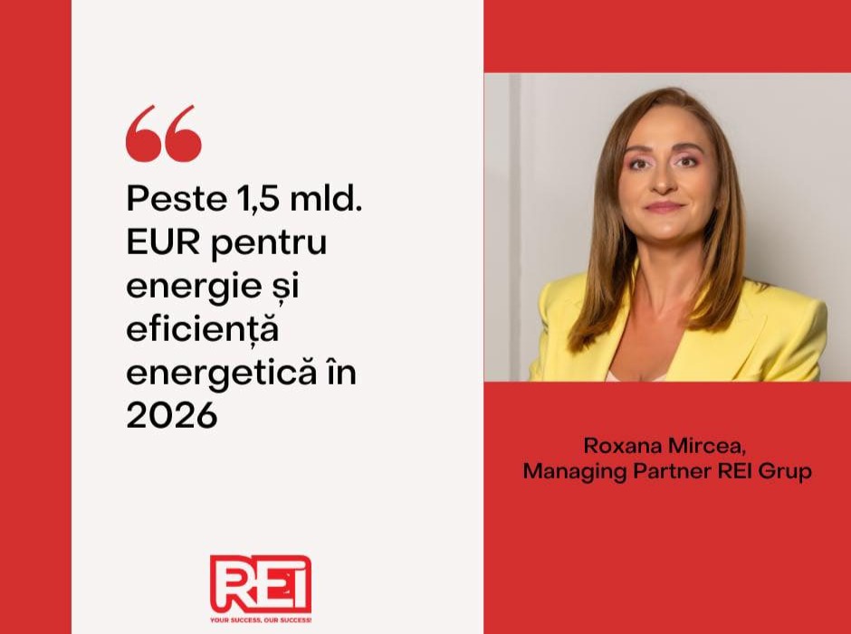 REI Grup: Peste 1,5 mld. EUR pentru noi scheme dedicate energiei și eficienței energetice, la începutul anului viitor.
