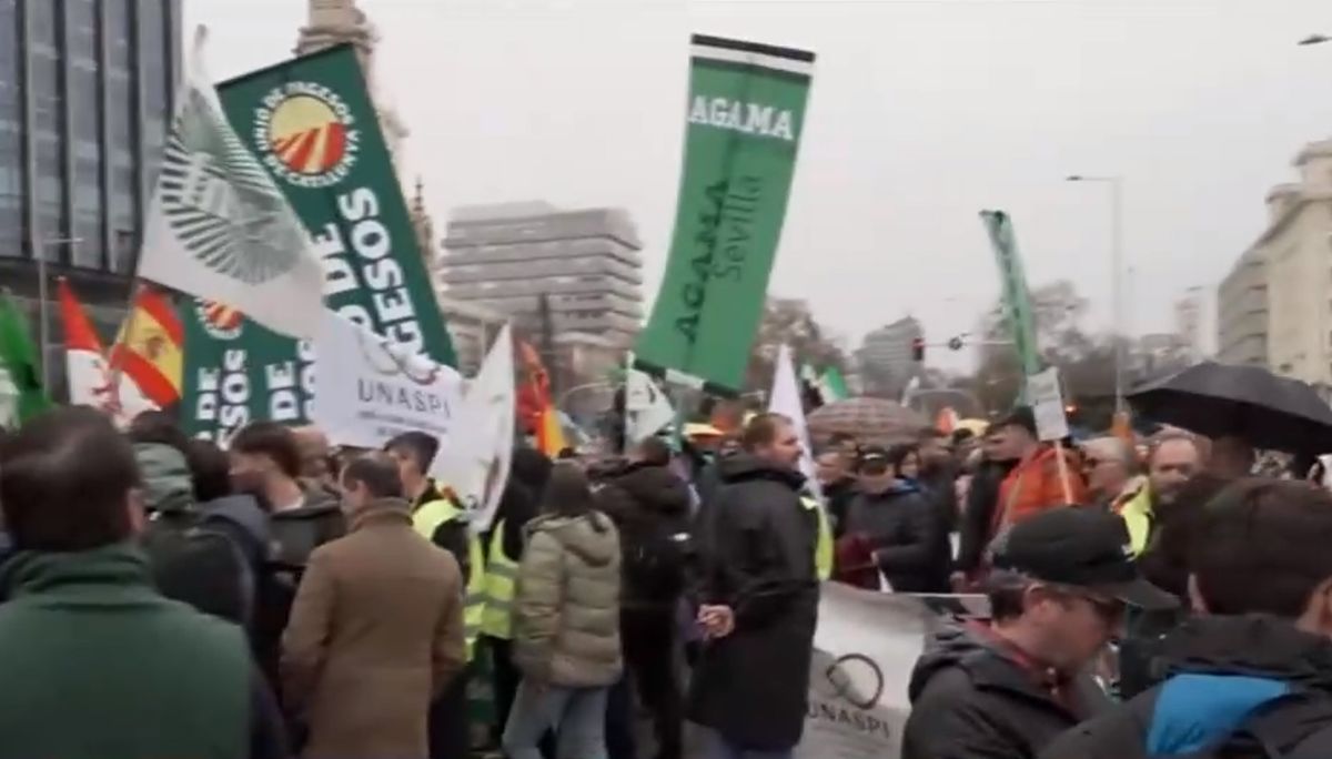 Fermieri spanioli mobilizați la Madrid: cca. 1.500 de agricultori și 350 de tractoare protestează față de PAC și acordul UE–Mercosur