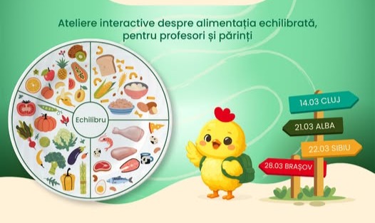 Start înscrieri în Caravana „Școala Gustului Responsabil”