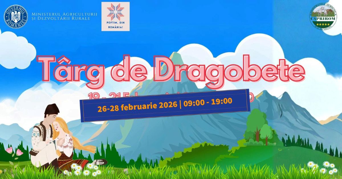 Târgul de Dragobete reprogramat!