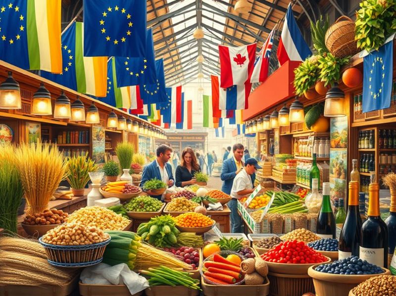 Exporturi agroalimentare UE: Record de 238,4 miliarde euro în 2025