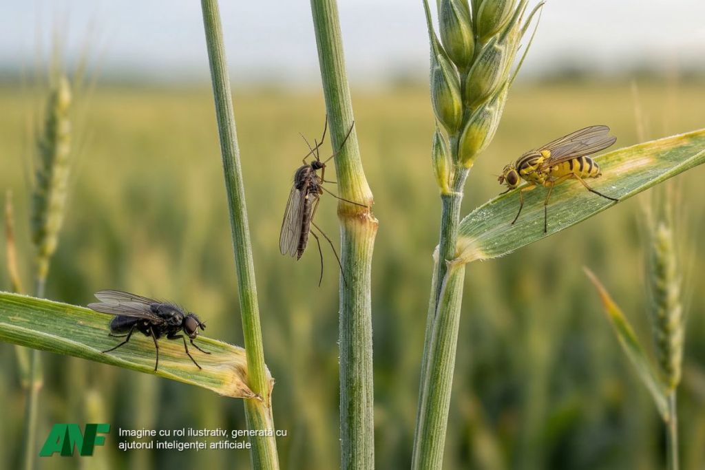 Muștele cerealelor – un pericol discret, dar important, în culturile de păioase