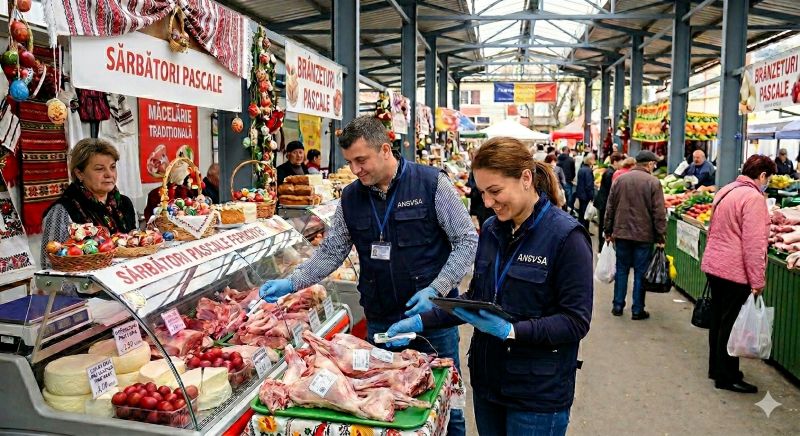 Controale ANSVSA: peste 2 tone de produse nesigure retrase în prima fază a verificărilor