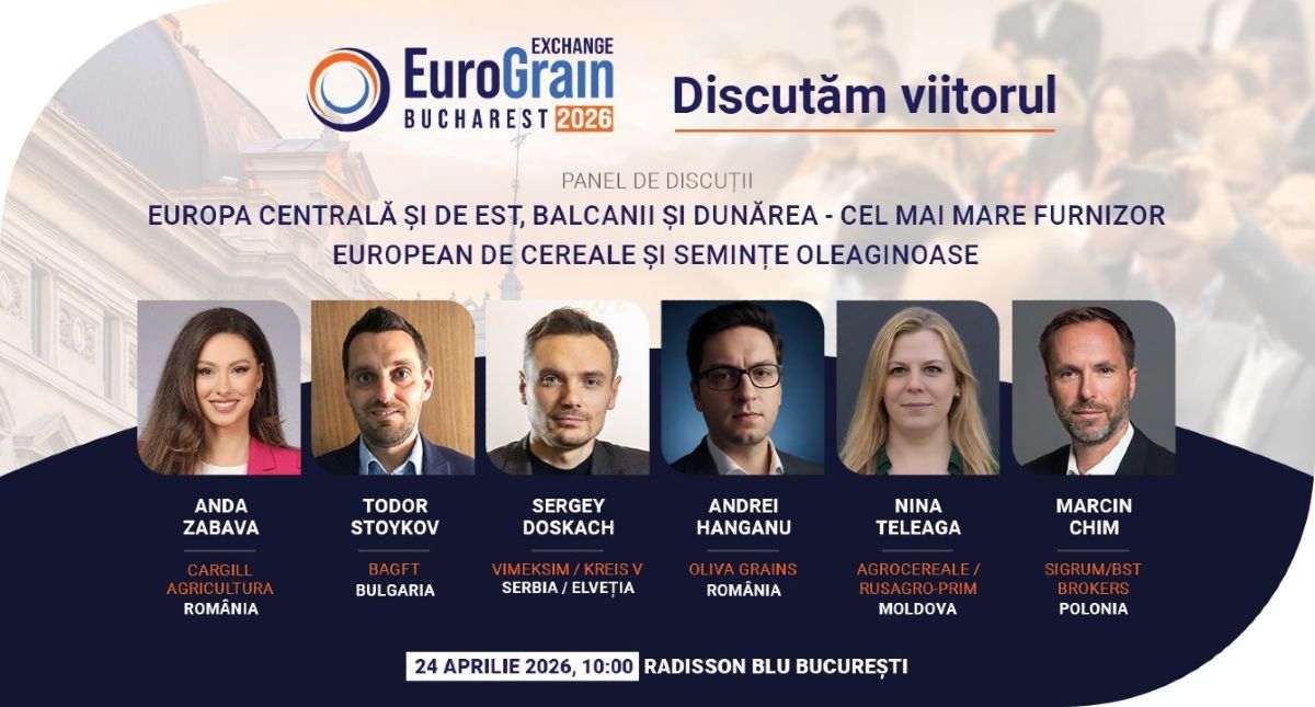 EURO GRAIN EXCHANGE 2026 – BUCUREȘTI | 23 – 24 APRILIE 2026
