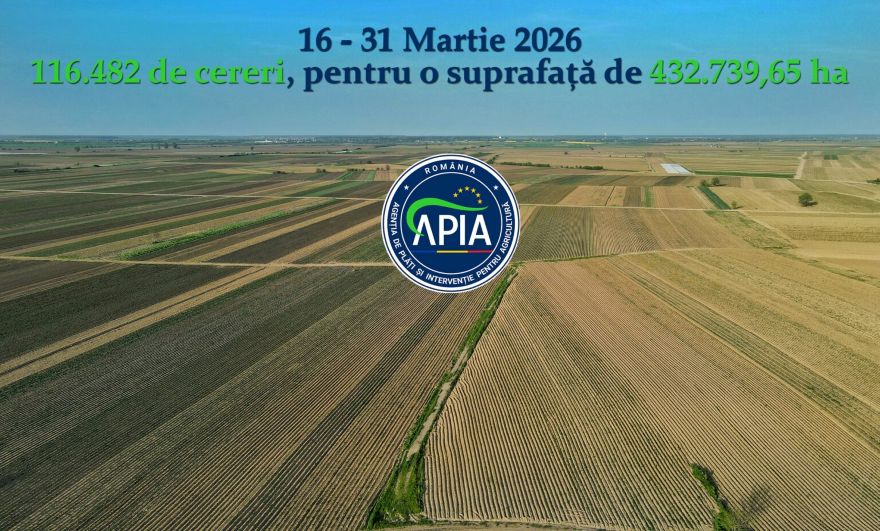 APIA comunică stadiul depunerii cererilor de plată al campaniei 2026