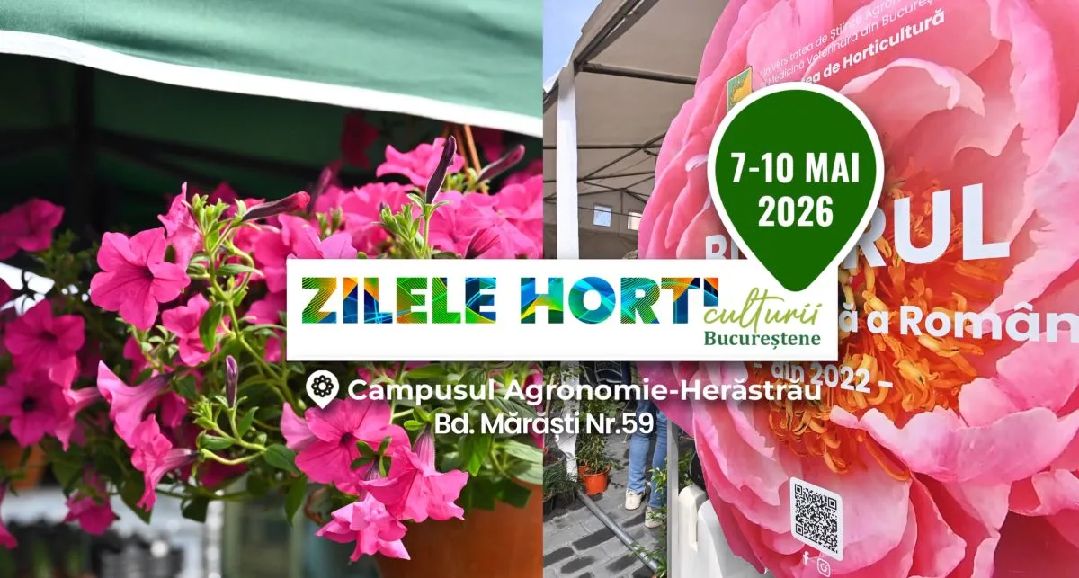 Zilele Horticulturii Bucureștene 2026 sunt oficial deschise!