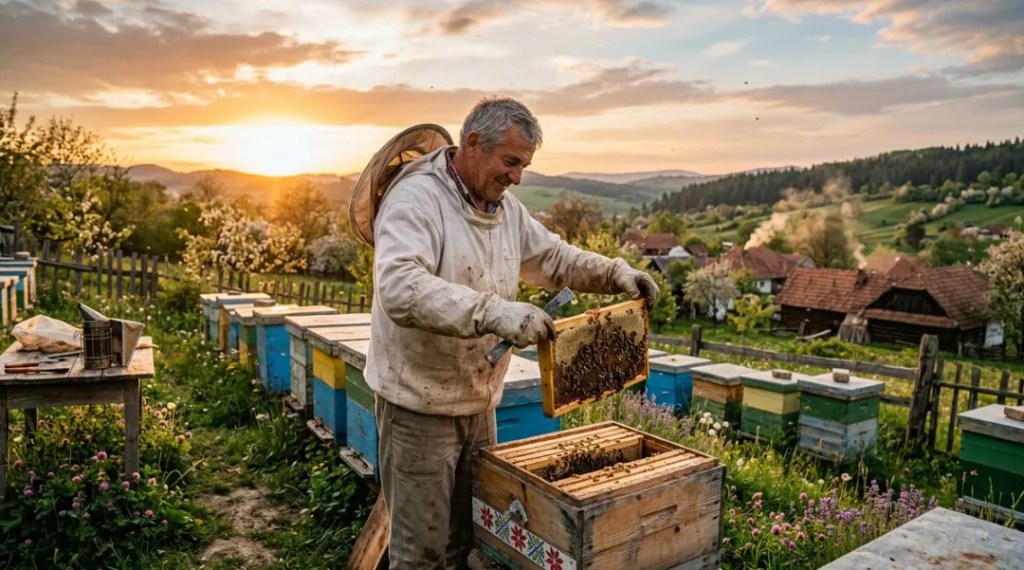 Comisia pentru agricultură a votat subvenția de 15 euro pe familia de albine