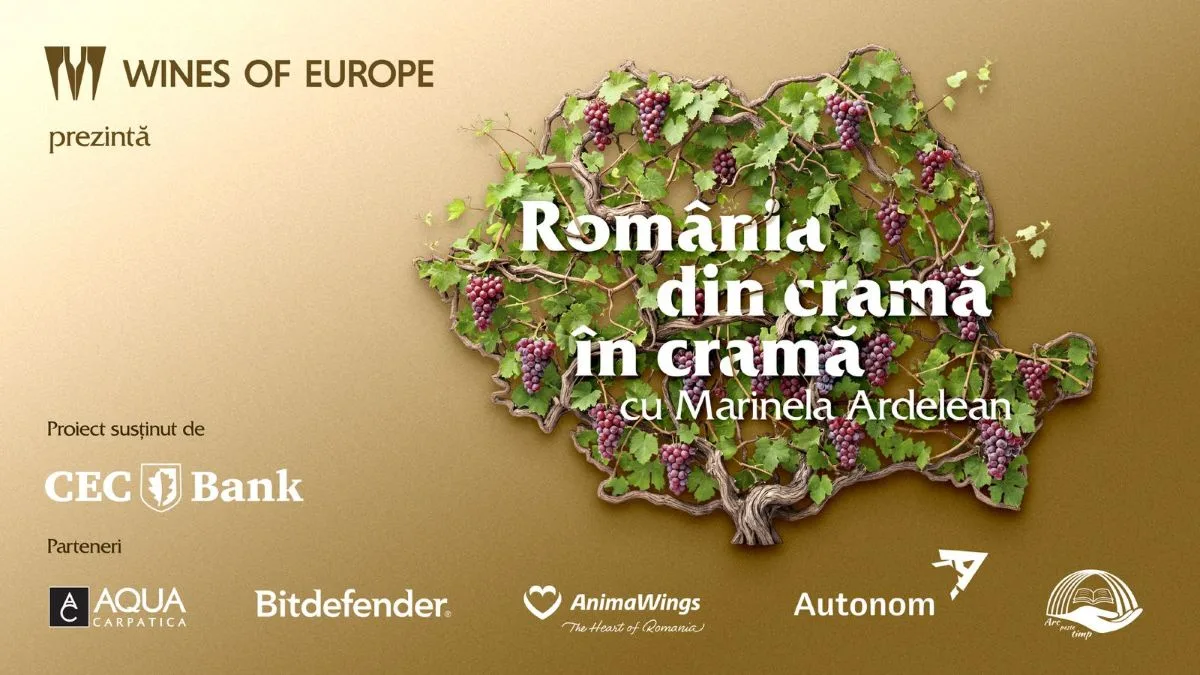 Marinela Ardelean lansează „România din cramă în cramă”, cel mai amplu serial documentar dedicat vinului românesc