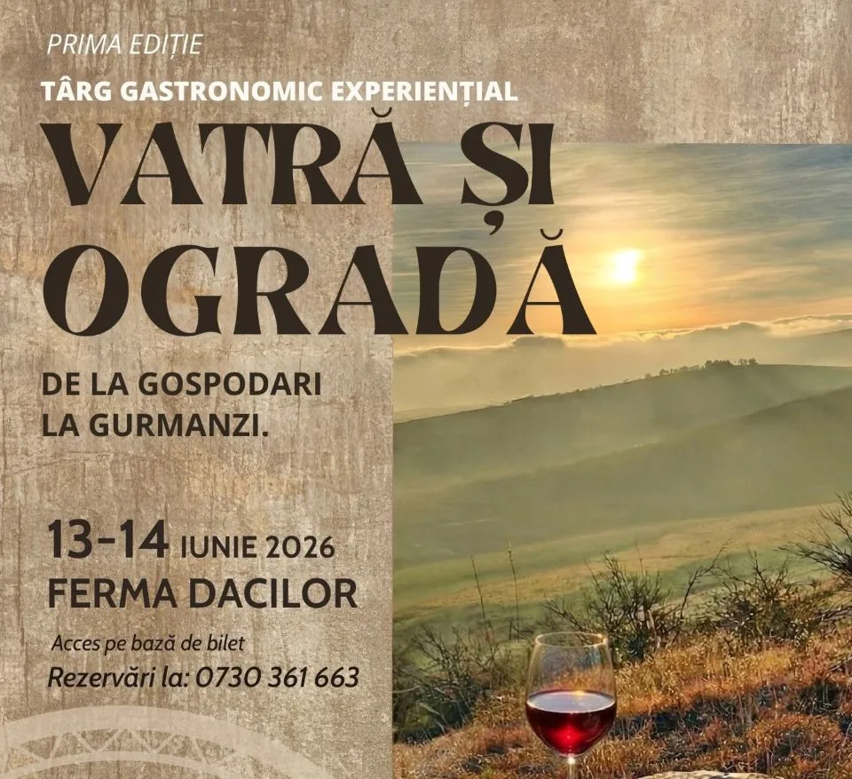 Gastronomie, tradiții și produse locale la prima ediție a târgului „Vatră și Ogradă”, organizat la Ferma Dacilor
