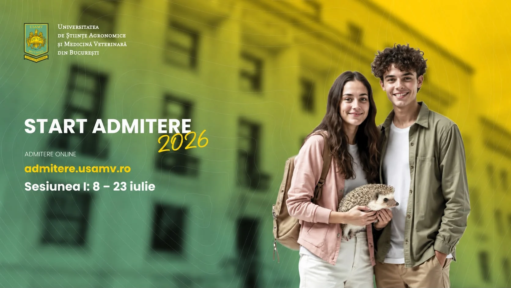 Admitere USAMV București: Universitatea pregătește noua generație de experți cu peste 5.800 de locuri