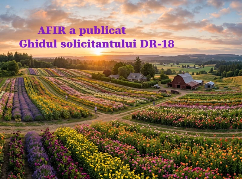 AFIR: Ghidului solicitantului pentru intervenția DR-18 „Investiții în floricultură, plante medicinale și aromatice”