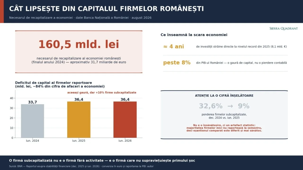 Recapitalizarea economiei românești costă peste 30 de miliarde de euro. De ce firmele se finanțează de la furnizori, nu de la bănci