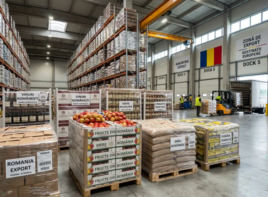 Agricultura și industria alimentară, printre puținele sectoare care susțin exporturile României