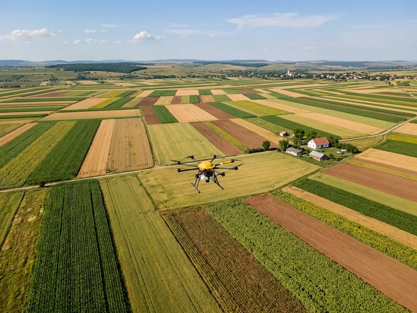 Control cu drone a terenurilor declarate pentru încasarea subvențiilor pe hectar de la APIA