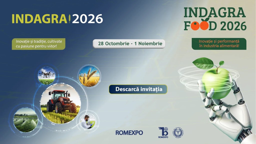 INDAGRA & INDAGRA FOOD 2026: 400 de companii expozante din 16 țări