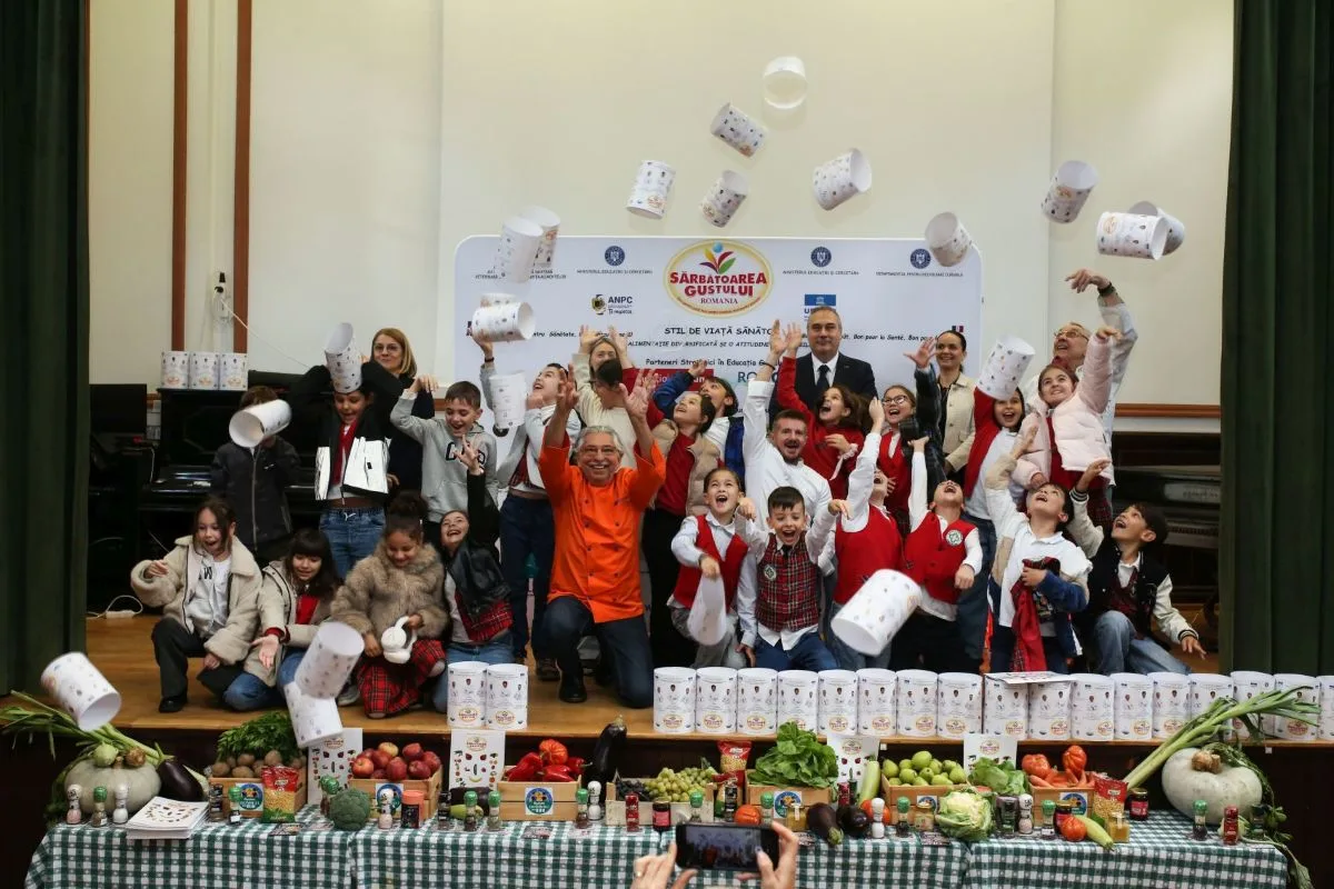 In noul an școlar, peste 51.000 de elevi învață despre alimentație sănătoasă și mediu, într-un proiect sprijinit de chefi cu stele Michelin