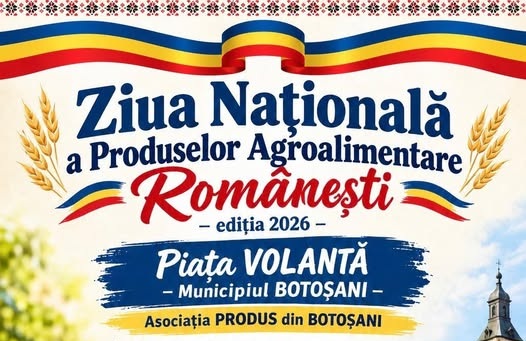 Producătorii locali, în centrul sărbătorii produselor agroalimentare românești la Botoșani
