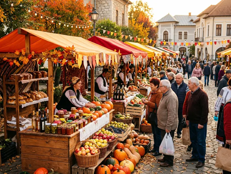 Festivalul Roadelor Toamnei ajunge la Buftea: brânzeturi, miere și produse tradiționale